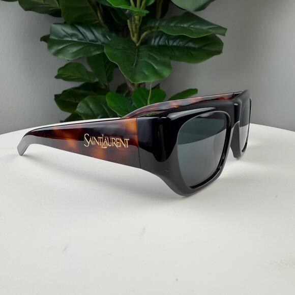 YS Saint Laurent Black Havana Sunglasses - Picture 1 of 3